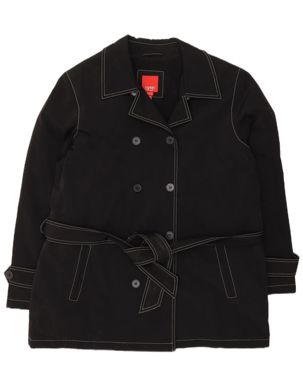Palton Sherpa pentru femei Esprit UK 18 XL Poliester negru