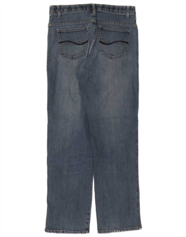 Blugi drepti stretch pentru femei Lee W32 L30 albastru