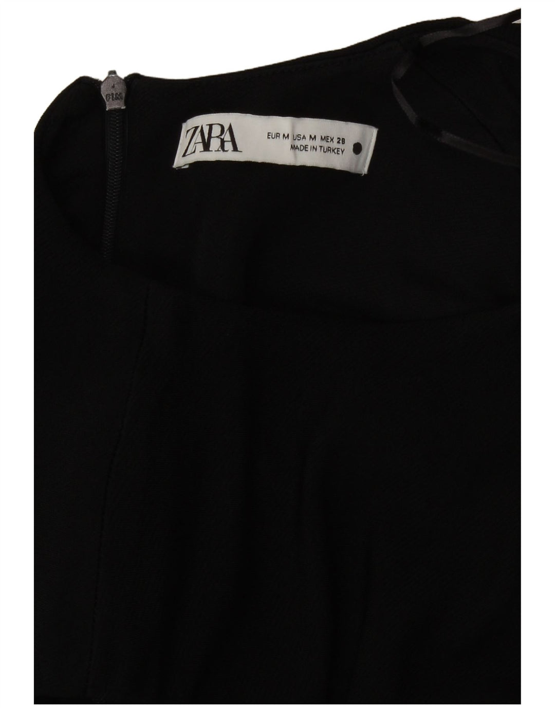 Rochie Maxi fără mâneci pentru femei Zara UK 12 Medium Black Viscose