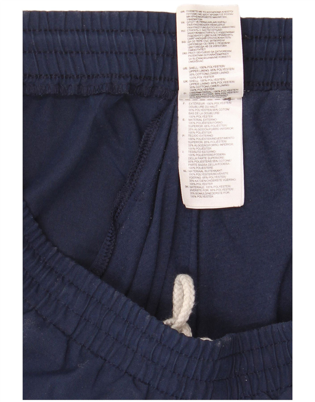 Pantaloni de trening pentru bărbați Adidas Pantaloni de jogging mari, bleumarin, poliester