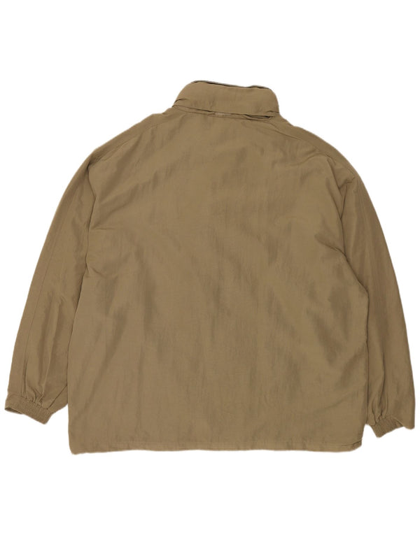 Diadora Mens Loose Fit Hooded Rain Jacket UK 40 Large Green Polyamide