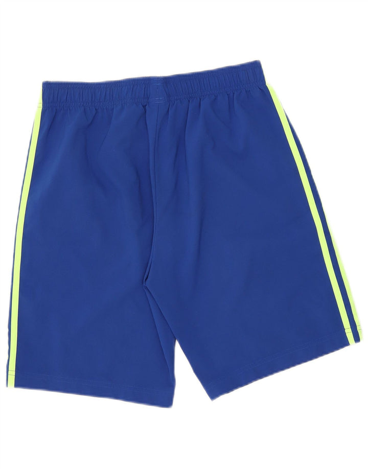 Pantaloni scurți sport adidas băieți 15-16 ani poliester albastru