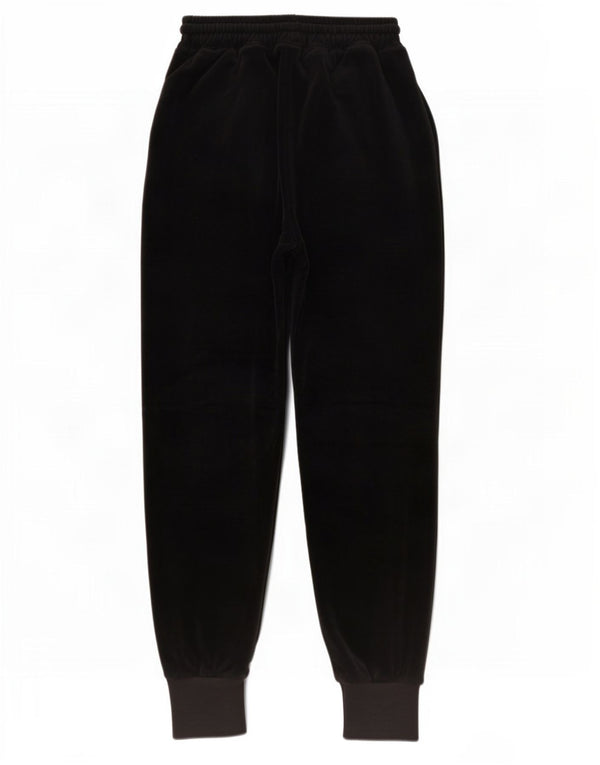 Pantaloni de trening Adidas pentru femei din Velour Pantaloni de jogging UK 12 Medium Negru