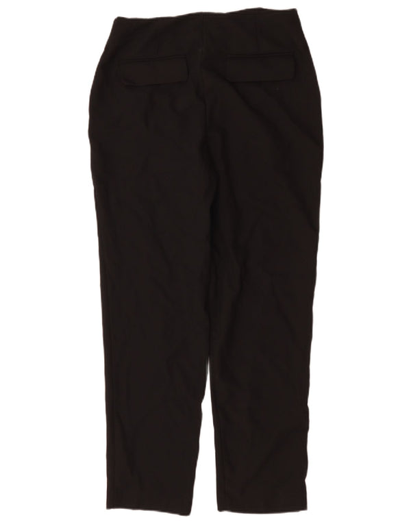Pantaloni chino subțiri pentru femei cu talie înaltă Zara Mici L27 L28 Poliester negru