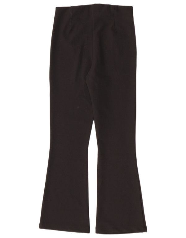 Leggings Flare pentru femei Zara UK 12 Poliester mediu negru