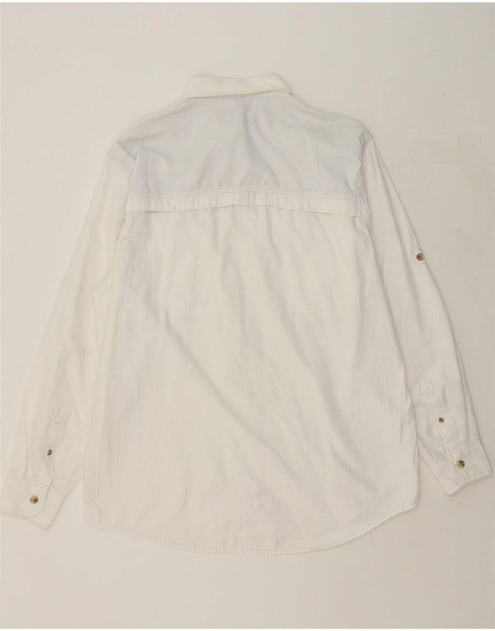 BASS Mens Shirt Large White Cotton Vintage Bass and Second-Hand Bass from Messina Hembry 