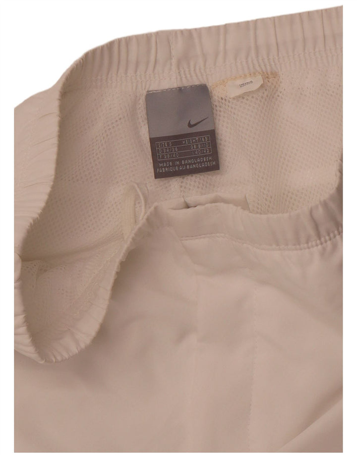 Pantaloni de trening NIKE Capri pentru femei UK 8/10 Small White Sports