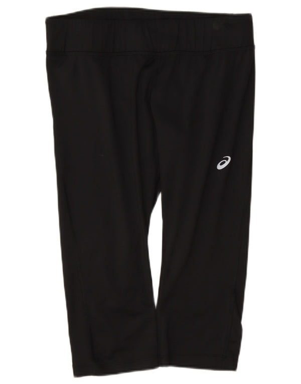 Pantaloni de trening Asics Capri pentru femei UK 14 Poliester negru mare