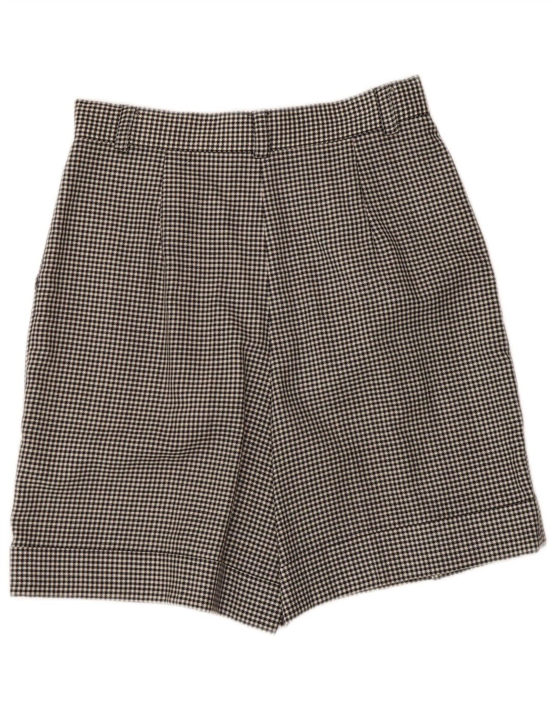 Pantaloni scurți chino superior pentru femei IT 42 Medium W28 Black Houndstooth