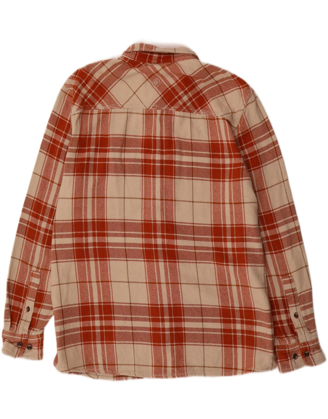 Cămașă de flanel pentru bărbați Fat Face 2XL, bumbac cu carouri bej