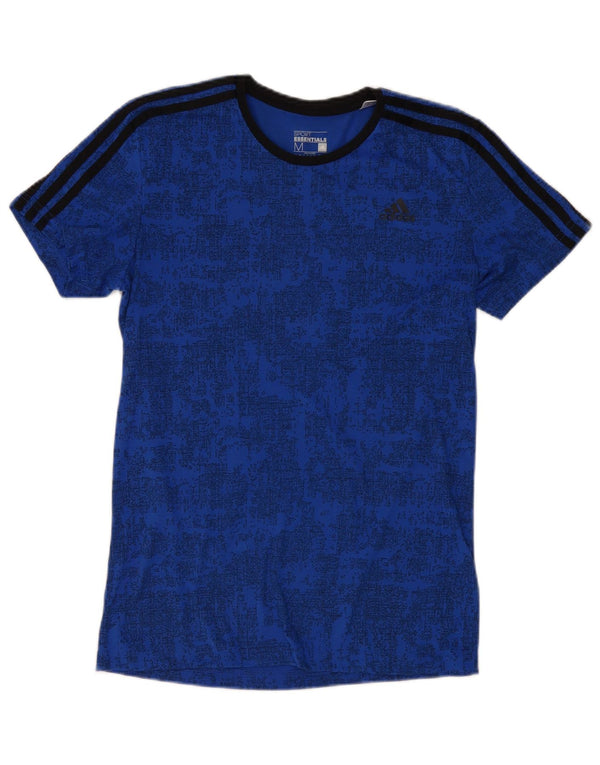 Tricou ADIDAS Climalite pentru bărbați Top Medium Blue Camuflage Poliester