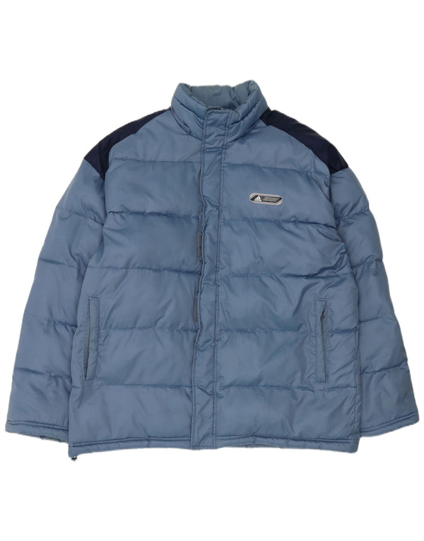 Jachetă căptușită pentru bărbați Adidas UK 40, mare, albastru, din nailon