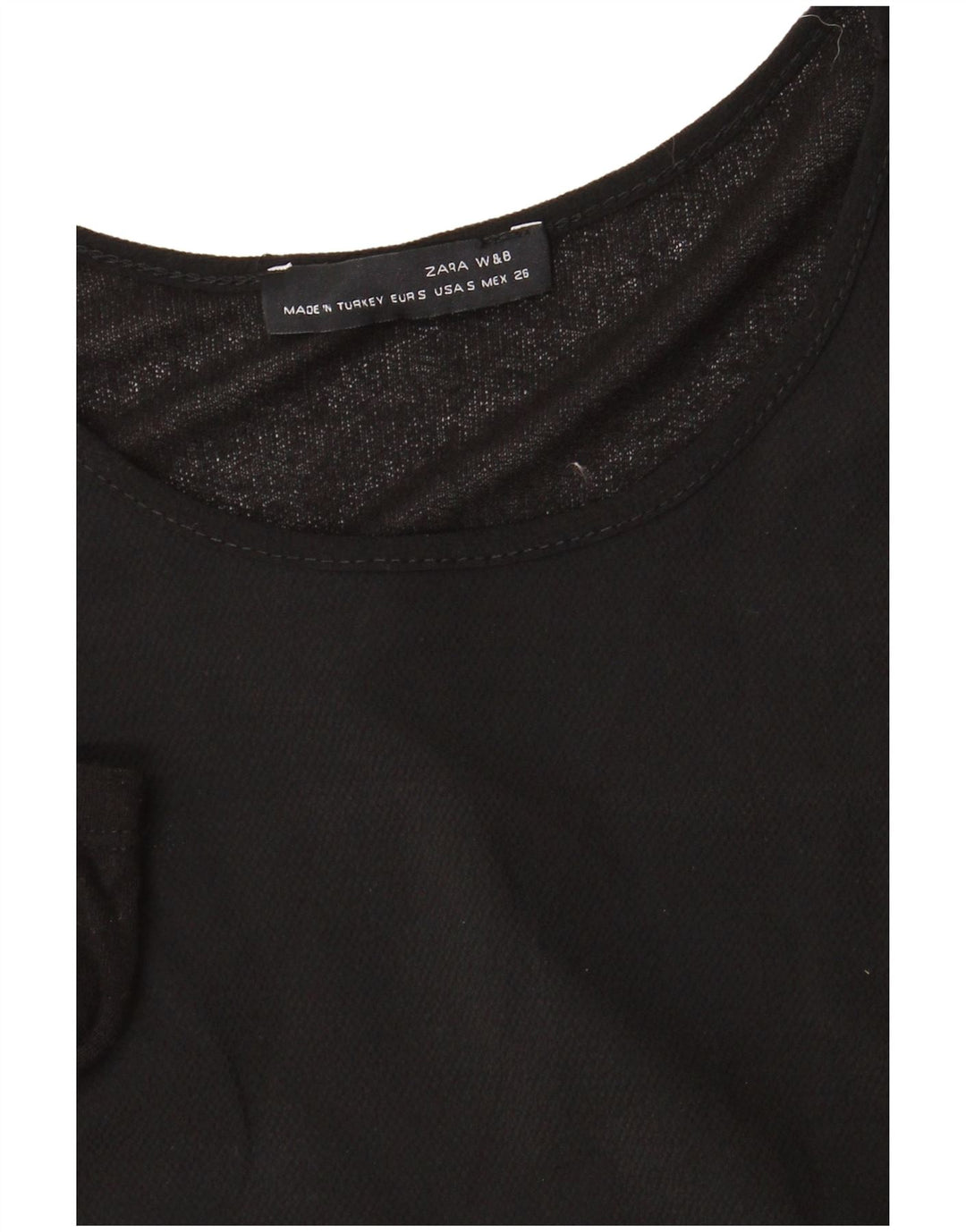 Rochie Maxi cu mânecă lungă pentru femei Zara UK 10 Mic Negru