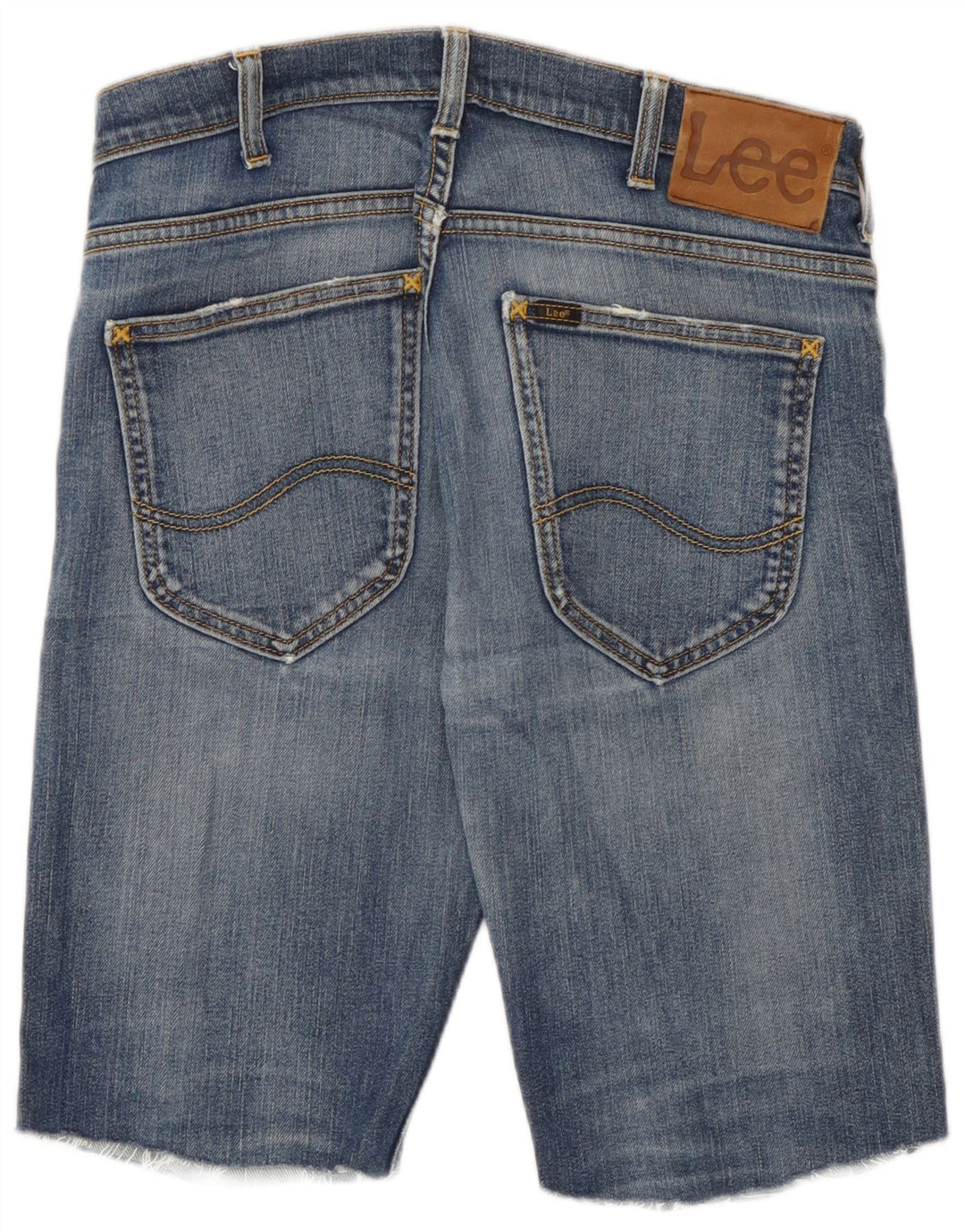 Pantaloni scurți Lee Powell Denim W30, bumbac albastru mediu