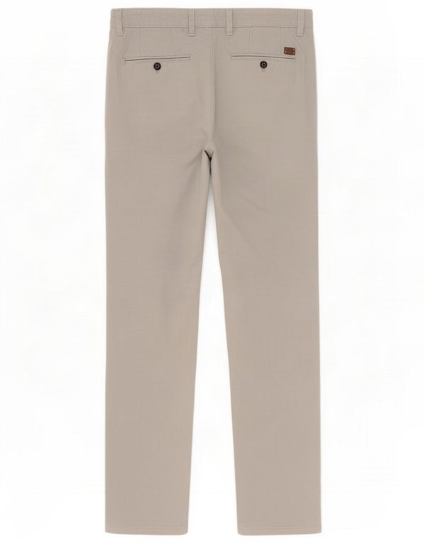 Zara Pantaloni Chino Drepți pentru bărbați EU 40 Medium W31 L33 Gri Bumbac