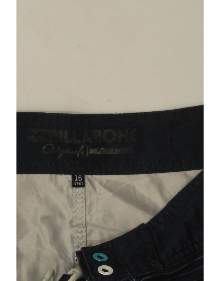 Pantaloni scurți de înot Billabong băieți 15-16 ani poliester cu dungi multicolore
