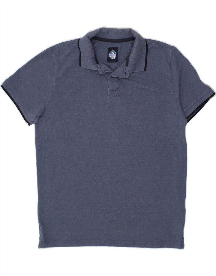 NORTH SAILS Mens Polo Shirt Small Blue Cotton Vintage North Sails and Second-Hand North Sails from Messina Hembry 