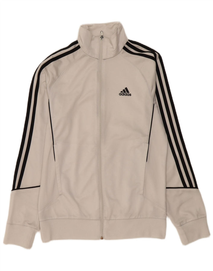 Jachetă de trening pentru bărbați Adidas UK 36/38 Poliester alb mic
