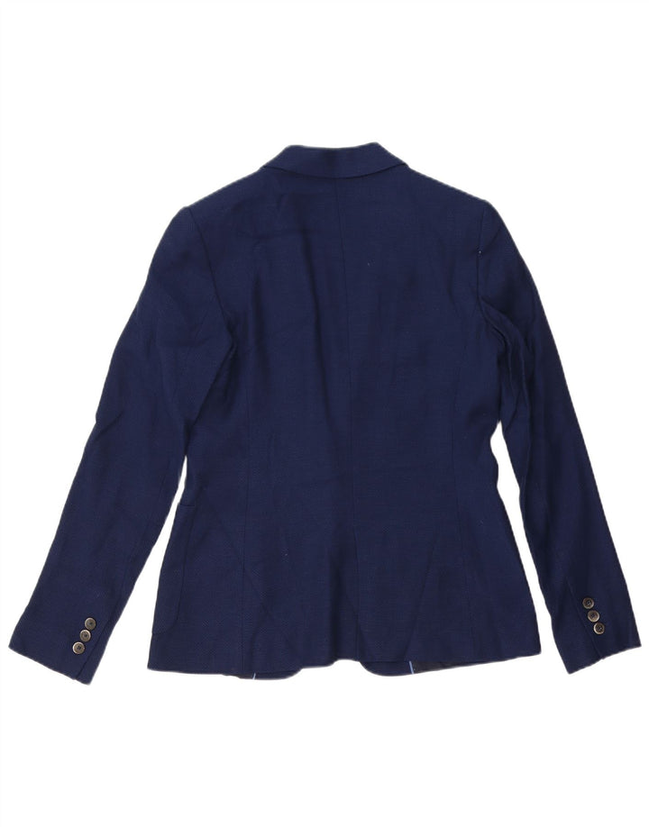 Massimo Dutti Jachetă Blazer Femei 1 Buton EU 38 Mediu Bleumarin Viscoză