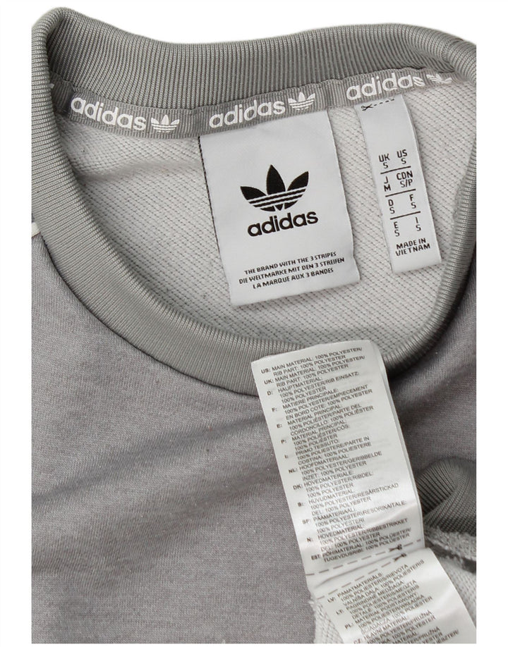 Hanorac pentru bărbați Adidas Jumper Mic Gri Poliester