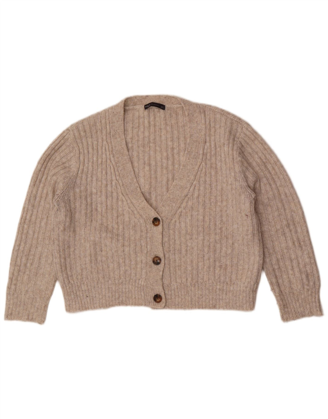 Pulover cardigan supradimensionat pentru femei Marks & Spencer UK 14 Medium Gri