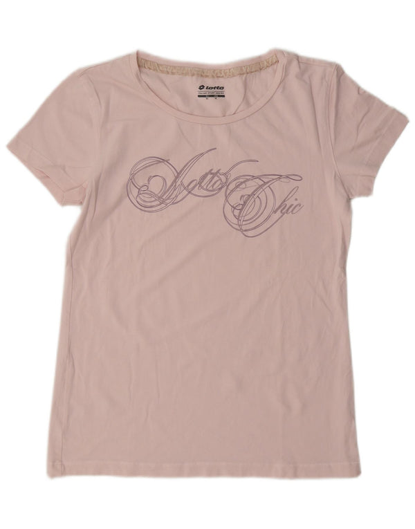 Tricou grafic Lotto pentru femei Top UK 18 XL roz