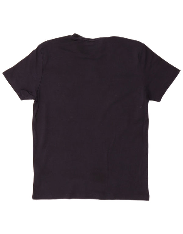 Tricou cu grafică pentru bărbați Emporio Armani Top Medium Black Bumbac