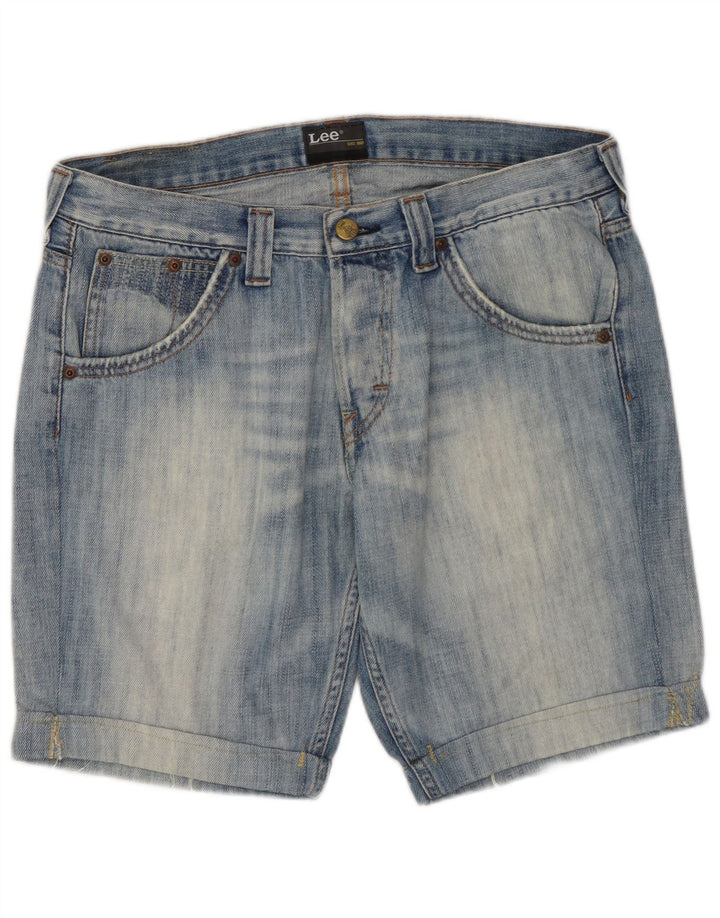 Pantaloni scurți Lee Ripley Denim W31, bumbac albastru mediu