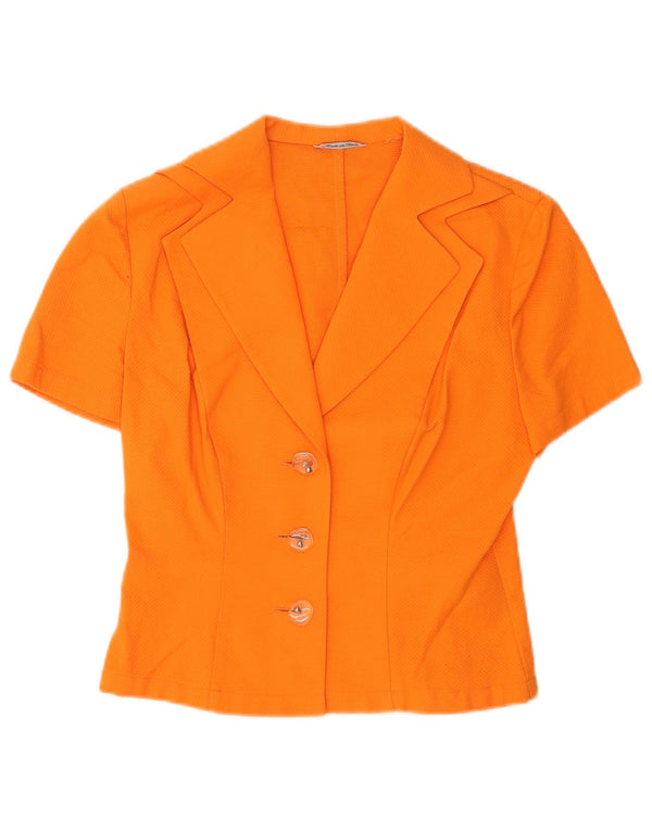 Cardigan cu mânecă scurtă pentru femei Accento By Marzotto Top UK 10 Mic Portocaliu