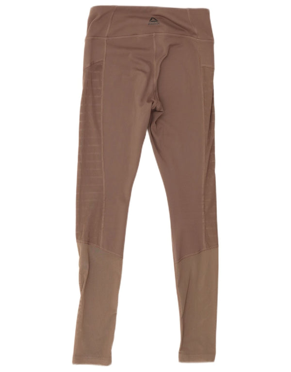 Leggings pentru femei Reebok UK 4/6 XS bej