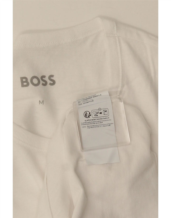 Tricou Bărbați HUGO BOSS Top Medium Alb Bumbac