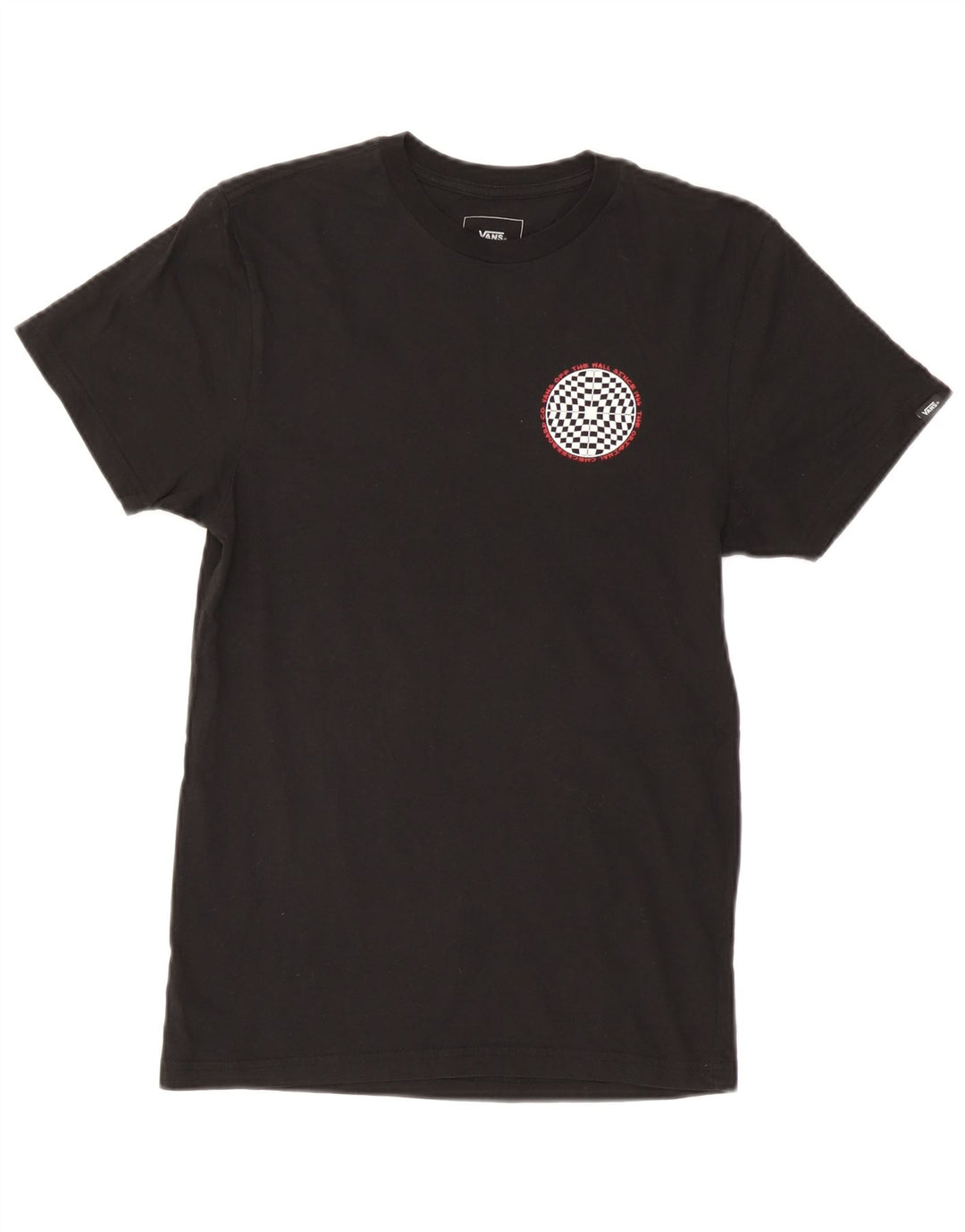 Tricou grafic Vans pentru bărbați Top mic bumbac negru