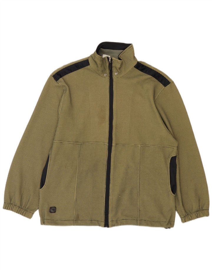 Jachetă de trening Diadora pentru bărbați, mediu kaki, color block