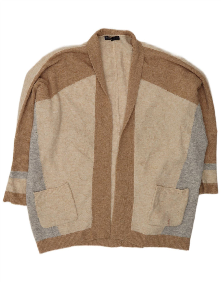 Pulover cardigan cu paragate pentru femei Marks & Spencer UK 16 mare bej