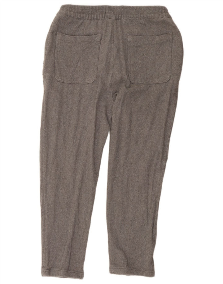 Pantaloni tăiați pentru femei Zara L32 L25, gri din bumbac