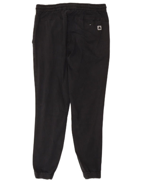 Pantaloni de jogging pentru bărbați Zara Pantaloni chino mari L32 L28 Negru