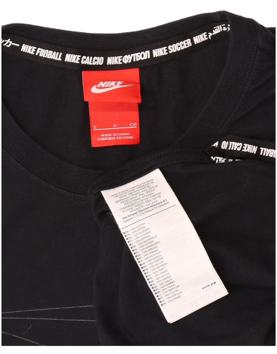 Tricou grafic Nike pentru bărbați Top mic, negru, geometric din bumbac