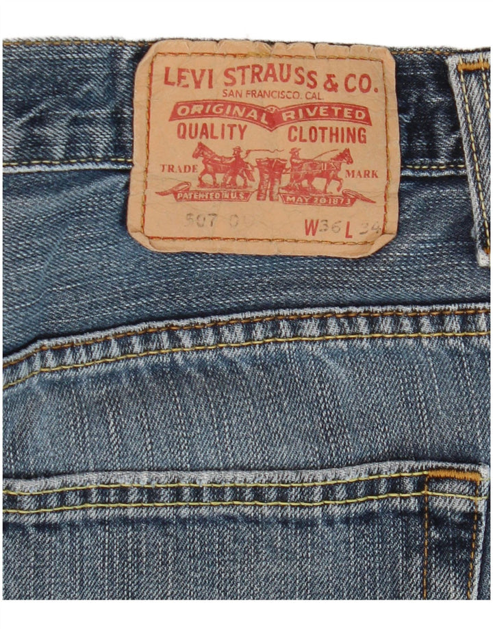 Blugi drepti pentru bărbați Levi's 507 W36 L28 Albastru