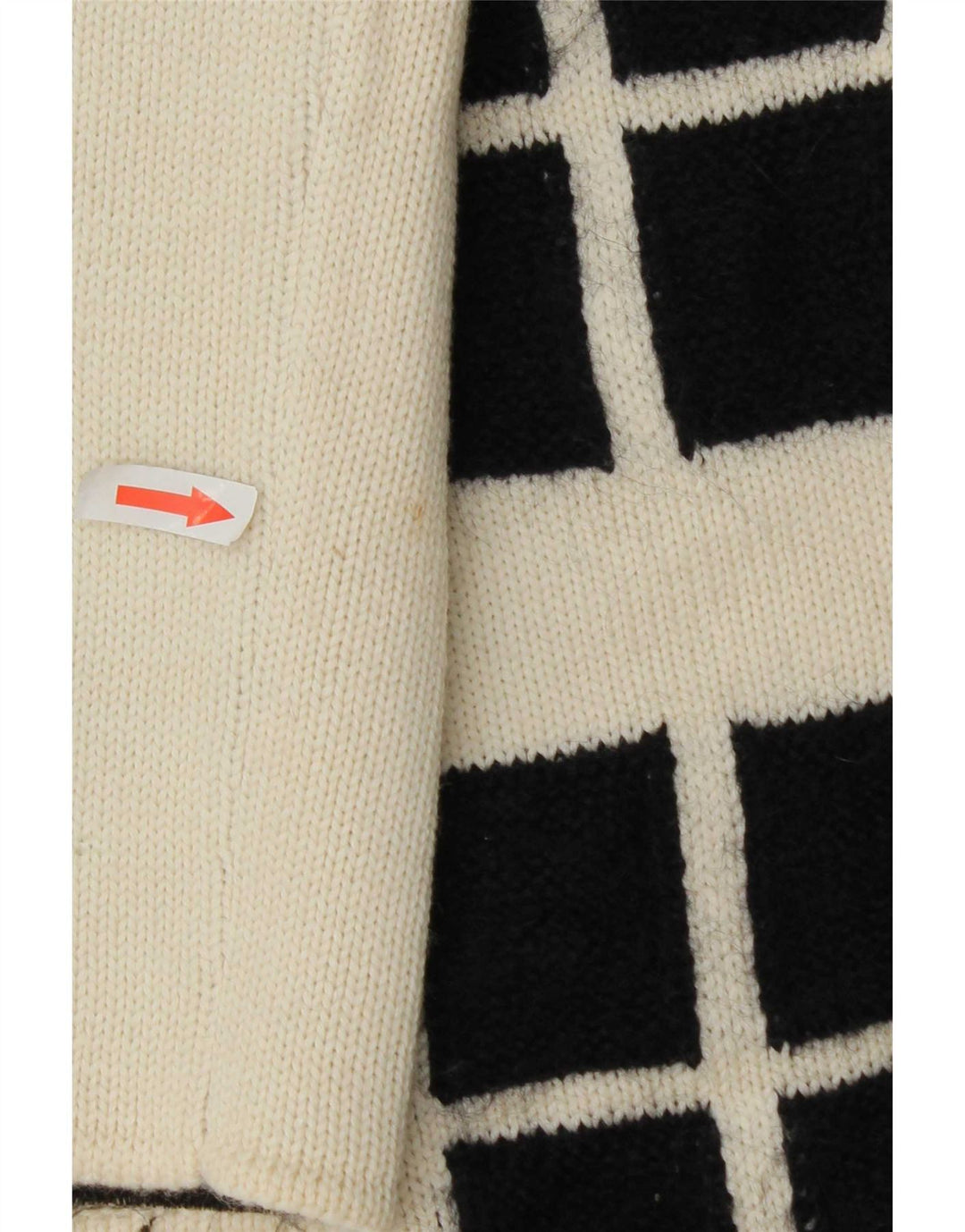 Pulover cardigan deschis pentru femei Seventy IT 42 Medium Off White Geometric
