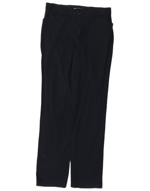 Pantaloni casual Lee pentru femei, cu croiala relaxată, US 8 Medium W30 L32, bleumarin, bumbac