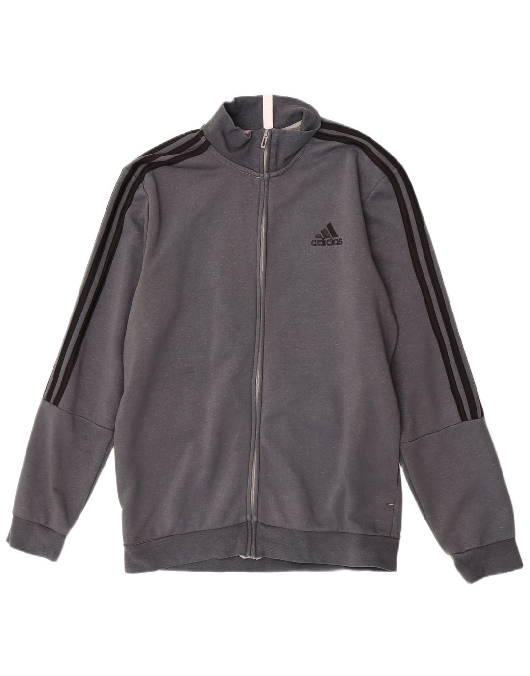Jachetă de trening pentru bărbați Adidas UK 40/42 bumbac gri mediu