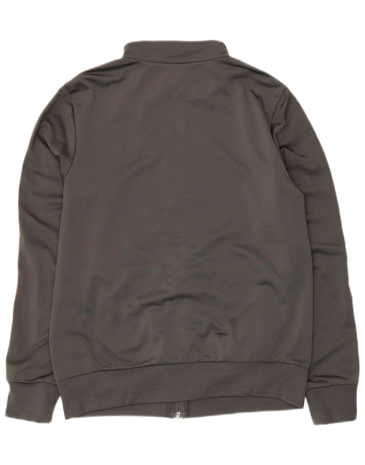 Jachetă de top pentru trening Adidas pentru femei UK 12/14 Poliester mediu gri