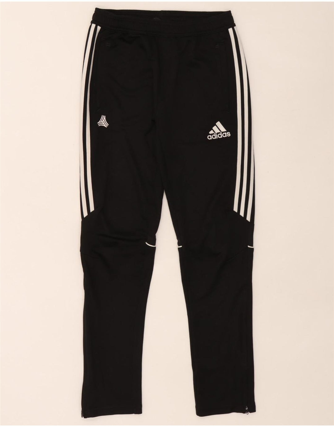 Pantaloni de trening Adidas Climacool pentru baieti 13-14 ani poliester negru