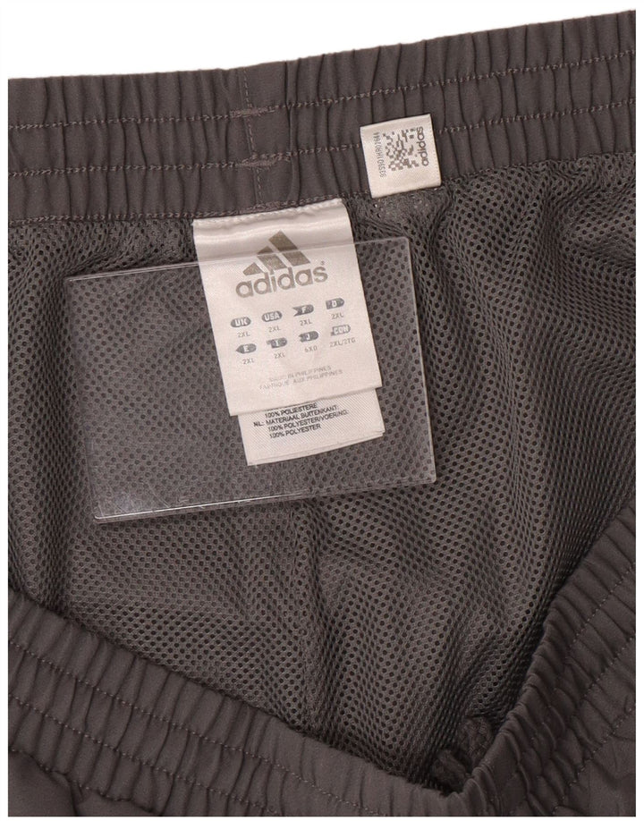 Pantaloni scurți sport pentru bărbați ADIDAS 2XL poliester gri