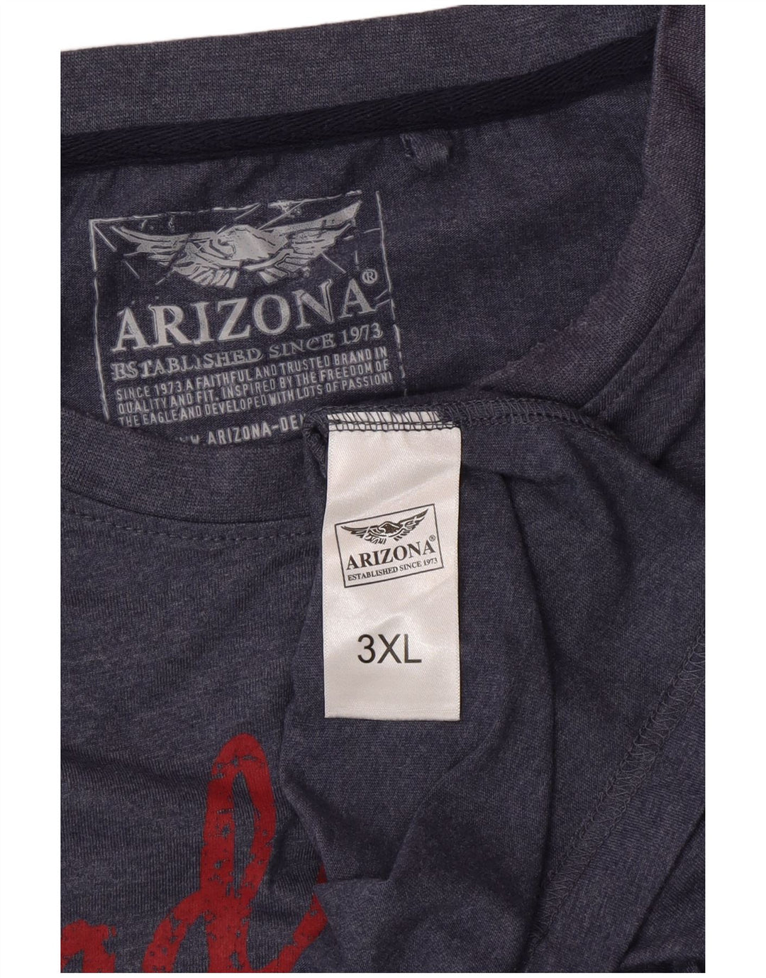 Tricou grafic pentru bărbați ARIZONA Top 3XL Bumbac bleumarin