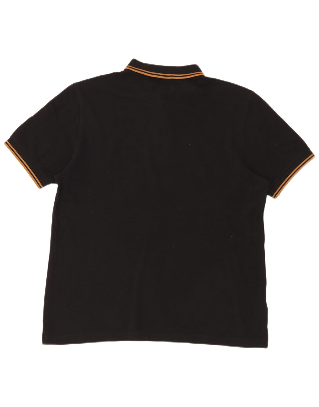 Fred Perry Polo pentru bărbați, mare, negru, bumbac