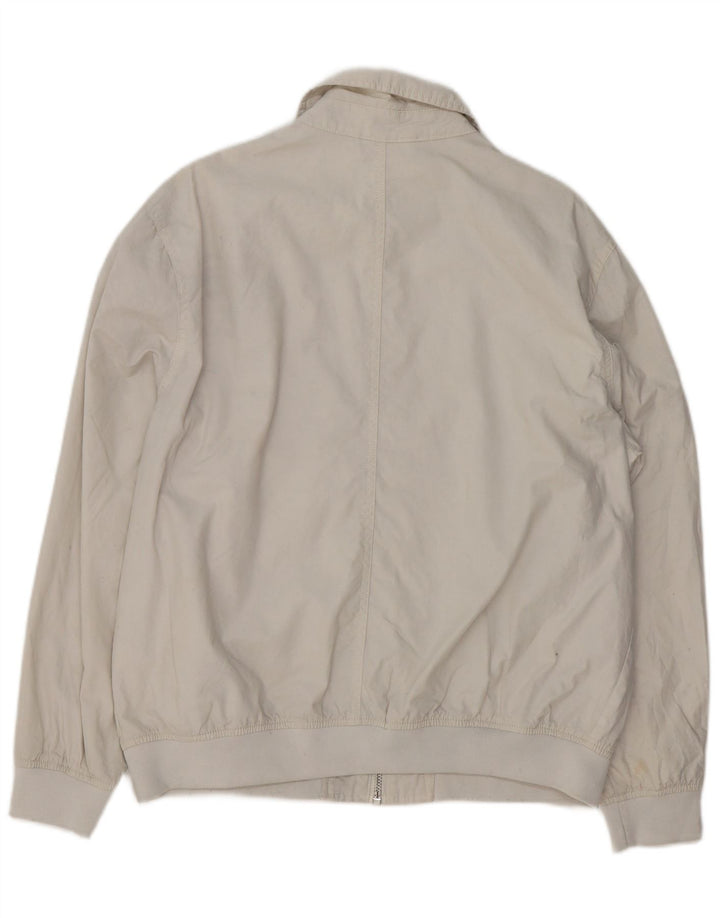 Bomber pentru bărbați Zara UK 40, mare, alb, nailon
