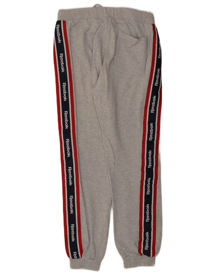 Pantaloni de trening grafic pentru bărbați Reebok Pantaloni de jogging Gri mediu Colorblock