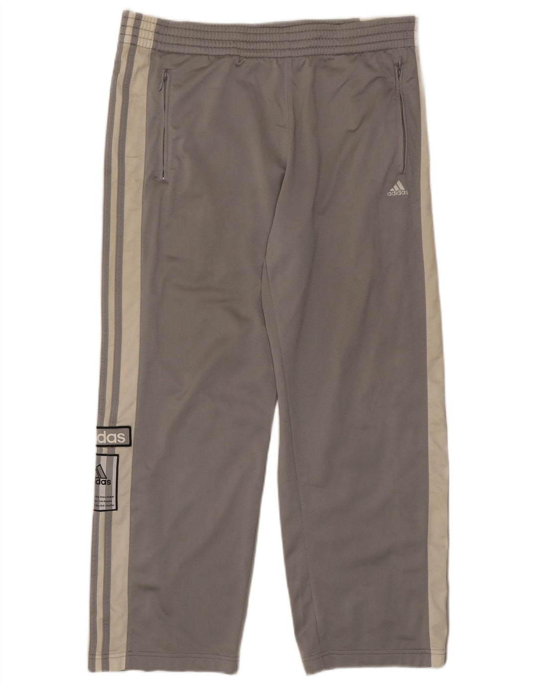 Pantaloni de trening grafic pentru bărbați Adidas XS poliester gri
