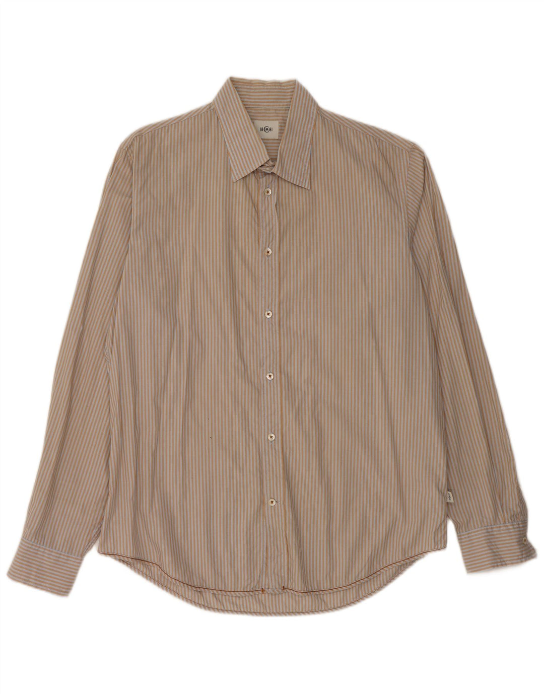 Cămașă pentru bărbați Cerruti 1881, mare, în dungi, bej